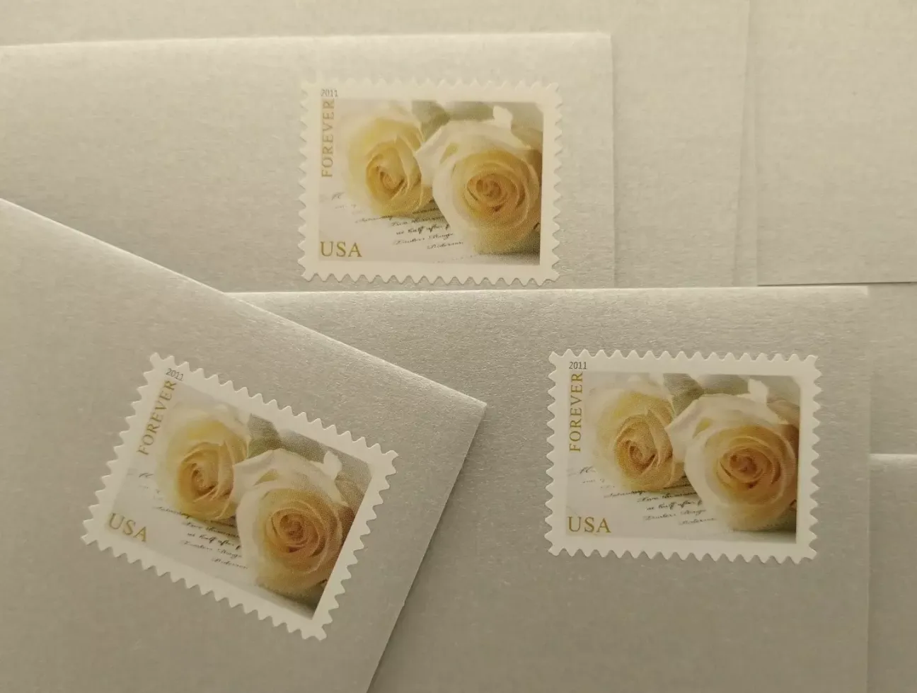 USPS 575900 Series Wedding Roses Commemorative Stamp Scott 4520